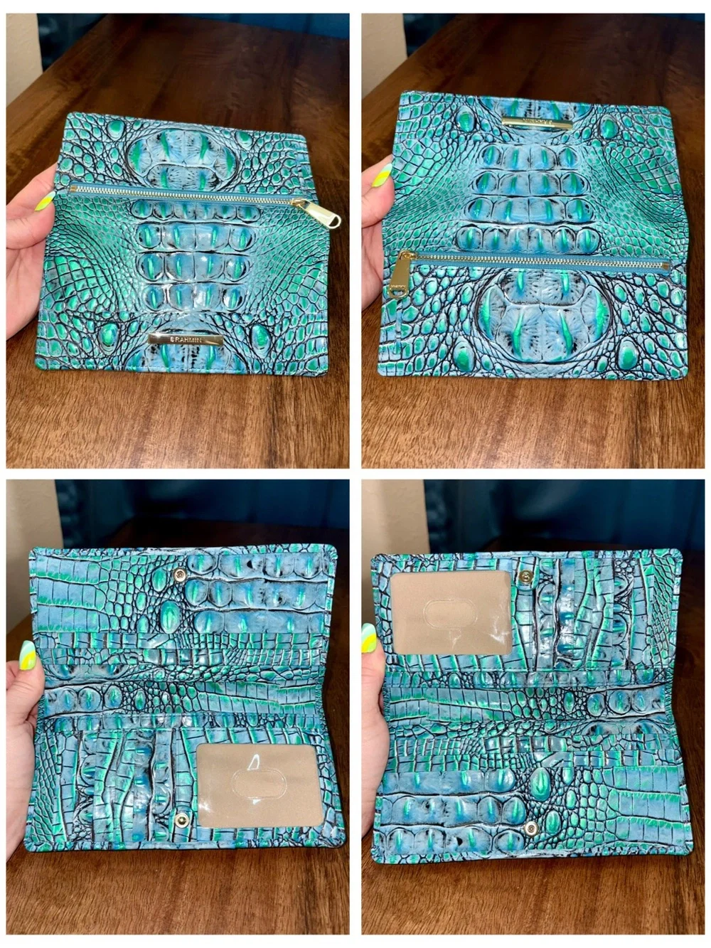 Brahmin EUC Ady - Multi Esplanade (solid) - Metallic - LIKE NEW - Back Eye - Picture 4 of 15